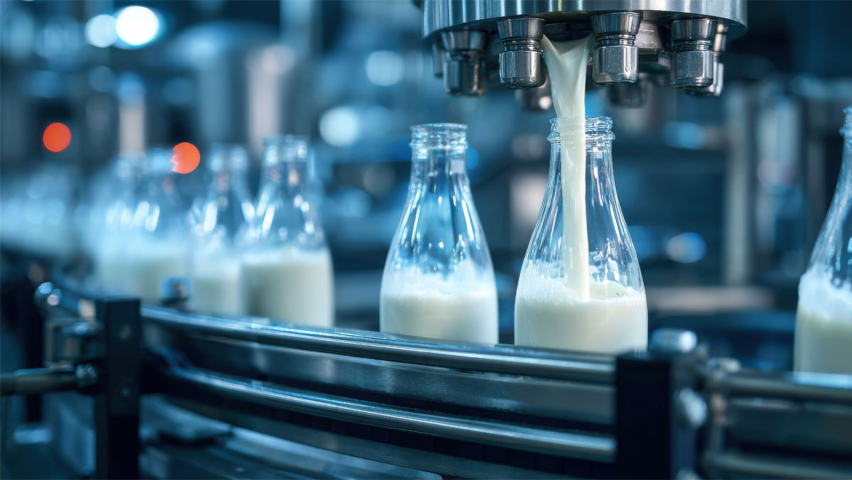 Linea di imbottigliamento latte e controllo della sicurezza alimentare nella filiera scolastica